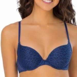 SO® Lace Push-Up Bra (Medieval Blue) 36A